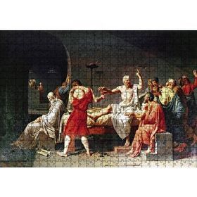 Cakapuzzle Sokrates ve Baldıran Zehiri Ahşap 500 Parça Puzzle