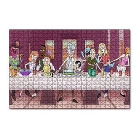 Cakapuzzle Son Akşam Rick Ve Morty Görseli 120 Parça Ahşap Puzzle