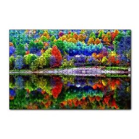 Cakapuzzle Sonbahar Doğa Renkleri 120 Parça Ahşap Puzzle