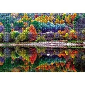 Cakapuzzle Sonbahar Doğa Renkleri 120 Parça Ahşap Puzzle