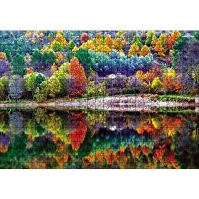 Cakapuzzle Sonbahar Doğa Renkleri 120 Parça Ahşap Puzzle