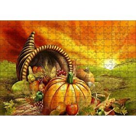 Cakapuzzle Sonbahar Hasadı 120 Parça Ahşap Puzzle