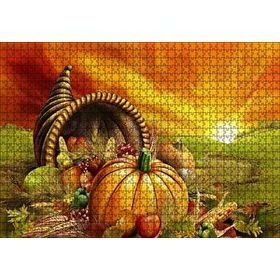 Cakapuzzle Sonbahar Hasadı 120 Parça Ahşap Puzzle