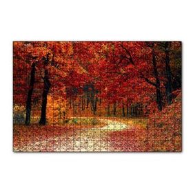 Cakapuzzle Sonbaharda Orman Görseli 120 Parça Ahşap Puzzle