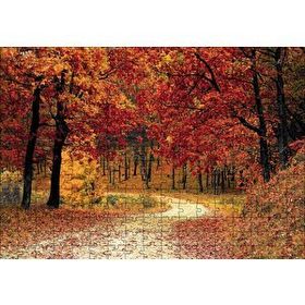 Cakapuzzle Sonbaharda Orman Görseli 120 Parça Ahşap Puzzle