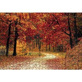Cakapuzzle Sonbaharda Orman Görseli 120 Parça Ahşap Puzzle