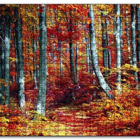 Cakapuzzle Sonbaharda Orman Mdf 120 Parça Puzzle