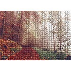 Cakapuzzle Sonbaharda Orman Patikası 120 Parça Ahşap Puzzle