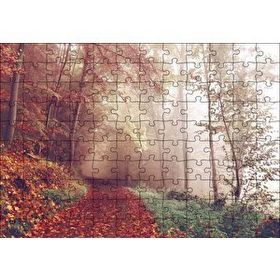 Cakapuzzle Sonbaharda Orman Patikası Mdf 120 Parça Puzzle