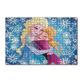 Cakapuzzle Sonsuza Kadar Elsa Ve Anna Kız Kardeşler Görseli 120 Parça Ahşap Puzzle
