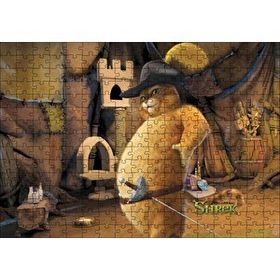 Cakapuzzle Sonsuza Kadar Shrek Kedi Görseli 120 Parça Ahşap Puzzle