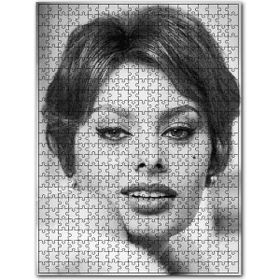 Cakapuzzle Sophia Loren Çekici Ahşap 1000 Parça Puzzle