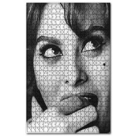 Cakapuzzle Sophia Loren Portre Siyah Beyaz Ahşap 255 Parça Puzzle