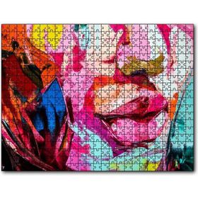 Cakapuzzle Soyut Boyalı Kadın Yüzü 255 Parça Ahşap Puzzle