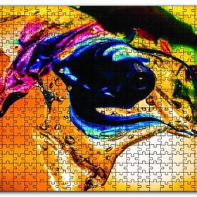 Cakapuzzle Soyut Renkli Fotoğrafçılık Mdf 120 Parça Puzzle