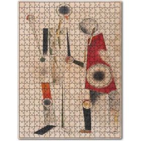 Cakapuzzle Soyut Resim Robot Görseli 255 Parça Ahşap Puzzle