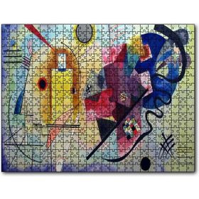 Cakapuzzle Soyut Resim Wassily Kandinsky 1000 Parça Ahşap Puzzle