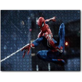 Cakapuzzle Spider Man Ağ Fırlatıyor 255 Parça Ahşap Puzzle