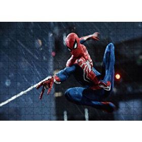 Cakapuzzle Spider Man Ağ Fırlatıyor 255 Parça Ahşap Puzzle