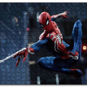 Cakapuzzle Spider man Ağ Fırlatıyor Mdf 120 Parça Puzzle