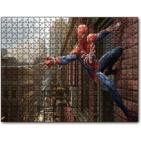Cakapuzzle Spider Man Duvardan Ağ Atıyor 255 Parça Ahşap Puzzle