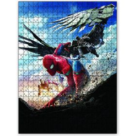 Cakapuzzle Spider Man Eve Dönüş Sahneler Ahşap 255 Parça Puzzle
