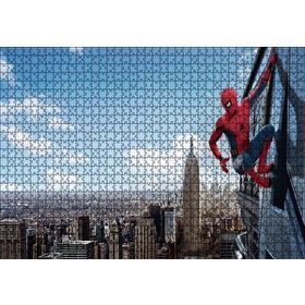 Cakapuzzle Spider man Gökdelen Sörfü Mdf 1000 Parça Puzzle