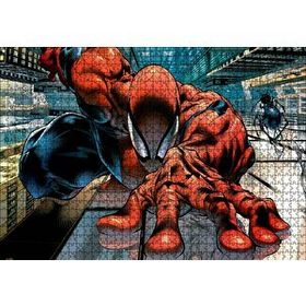 Cakapuzzle Spider Man Gökdelen Tırmanışı Mdf 1000 Parça Puzzle