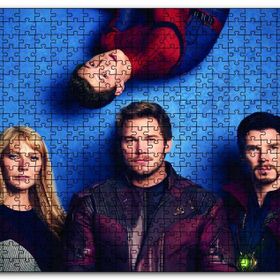 Cakapuzzle Spider Man Pepper Pots Dr strange Ahşap 500 Parça Puzzle