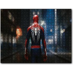 Cakapuzzle Spider man Sırt Örümcek Logosu Mdf 1000 Parça Puzzle
