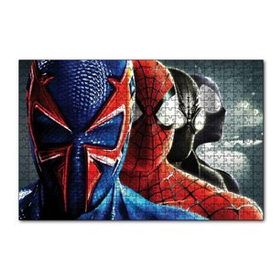 Cakapuzzle Spider Man Tüm Kostümleri 120 Parça Ahşap Puzzle