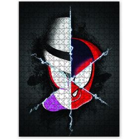 Cakapuzzle Spider Man Yüzler Artwork Ahşap 500 Parça Puzzle