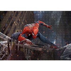 Cakapuzzle Spiderman Efsanevi Duruş Ahşap 500 Parça Puzzle