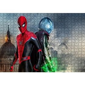 Cakapuzzle Spiderman Evden Uzakta Hydro Man Ahşap 500 Parça Puzzle