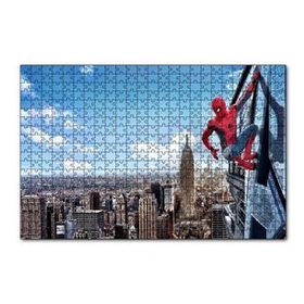 Cakapuzzle Spiderman Eve Dönüş Binaya Asılı 120 Parça Ahşap Puzzle
