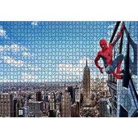 Cakapuzzle Spiderman Eve Dönüş Binaya Asılı 120 Parça Ahşap Puzzle