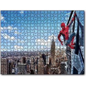 Cakapuzzle Spiderman Eve Dönüş Binaya Asılı Ahşap 500 Parça Puzzle
