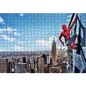 Cakapuzzle Spiderman Eve Dönüş Binaya Asılı Ahşap 500 Parça Puzzle