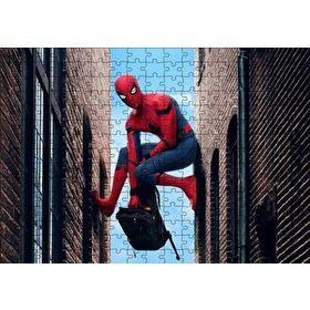 Cakapuzzle Spiderman Eve Dönüş Havada Asılı 120 Parça Ahşap Puzzle