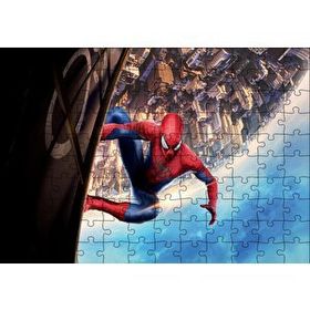 Cakapuzzle Spiderman Hayata Tutunmak Mdf 120 Parça Puzzle