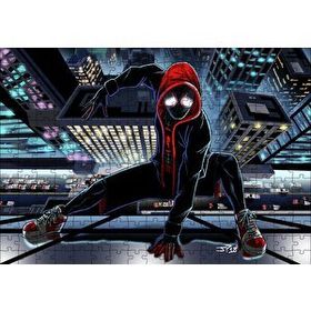 Cakapuzzle Spiderman Miles Morales Artwork Ahşap 255 Parça Puzzle