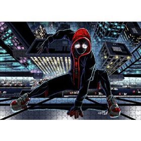 Cakapuzzle Spiderman Miles Morales Artwork Ahşap 500 Parça Puzzle