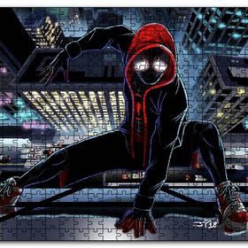 Cakapuzzle Spiderman Miles Morales Artwork Mdf 120 Parça Puzzle
