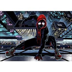 Cakapuzzle Spiderman Miles Morales Artwork Mdf 120 Parça Puzzle