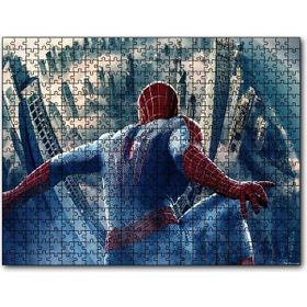 Cakapuzzle Spiderman Örümcek Bakışı 500 Parça Ahşap Puzzle