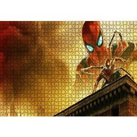 Cakapuzzle Spiderman Uzakta Demir Örümcek Ahşap 1000 Parça Puzzle