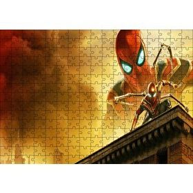 Cakapuzzle Spiderman Uzakta Demir Örümcek Mdf 255 Parça Puzzle