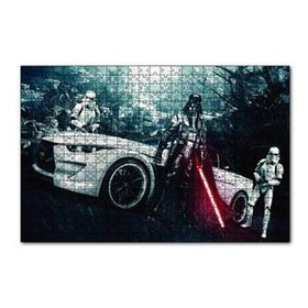 Cakapuzzle Sprint Football Star Wars Otomobil 120 Parça Ahşap Puzzle