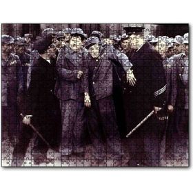 Cakapuzzle Stan Laurel ve Oliver Hardy Mdf 120 Parça Puzzle