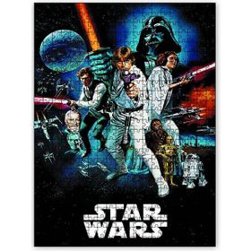 Cakapuzzle Star Wars Afiş 1000 Parça Ahşap Puzzle